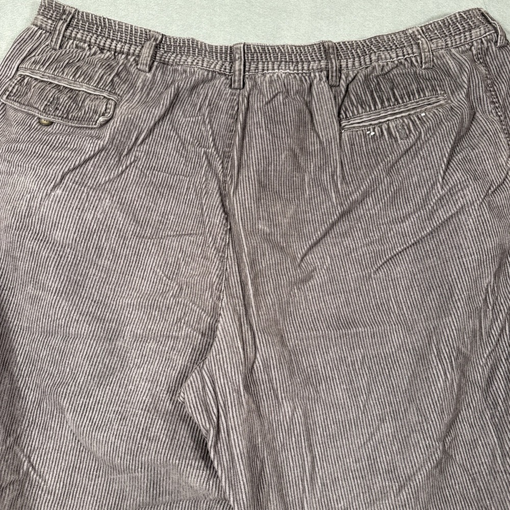 PANTS Towncraft Men's 46W CORDUROY Gray FLAP POCKETS - Picture 5 of 7